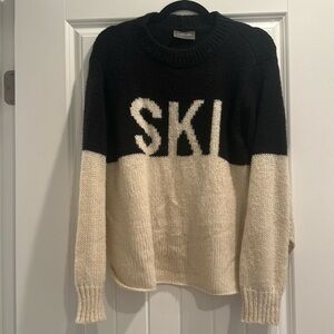 Ski sweater from wooden ships